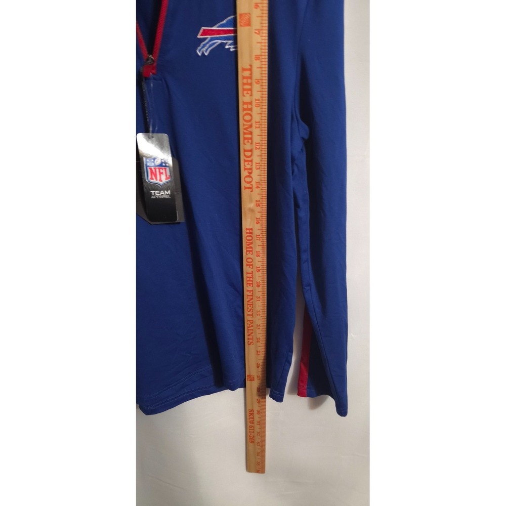NFL Buffalo Bills Antigua Quarter-Zip Pullover Top, Mens Small, NWT - Picture 10 of 13